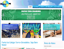 Tablet Screenshot of colegioterracirandinha.com.br